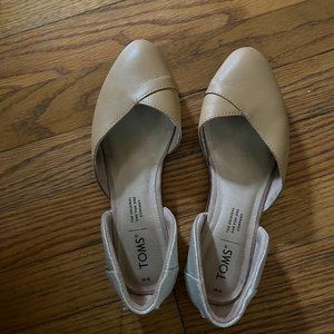 Nude & Gold Toms Flats